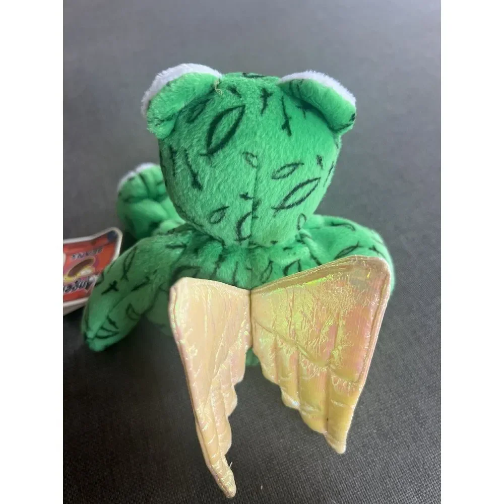 Vintage‎ Angelic Bears 2 Holy Angel Wings Plush Stuffed Animal Toy Beanbags